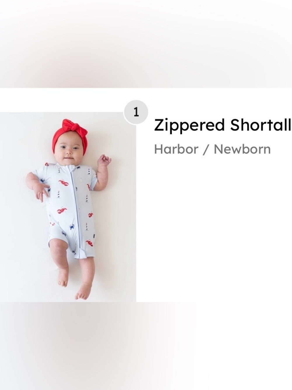 Bundle of 2 zippered shortall romper kyte baby NB